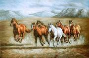 unknow artist Horses 054 oil on canvas